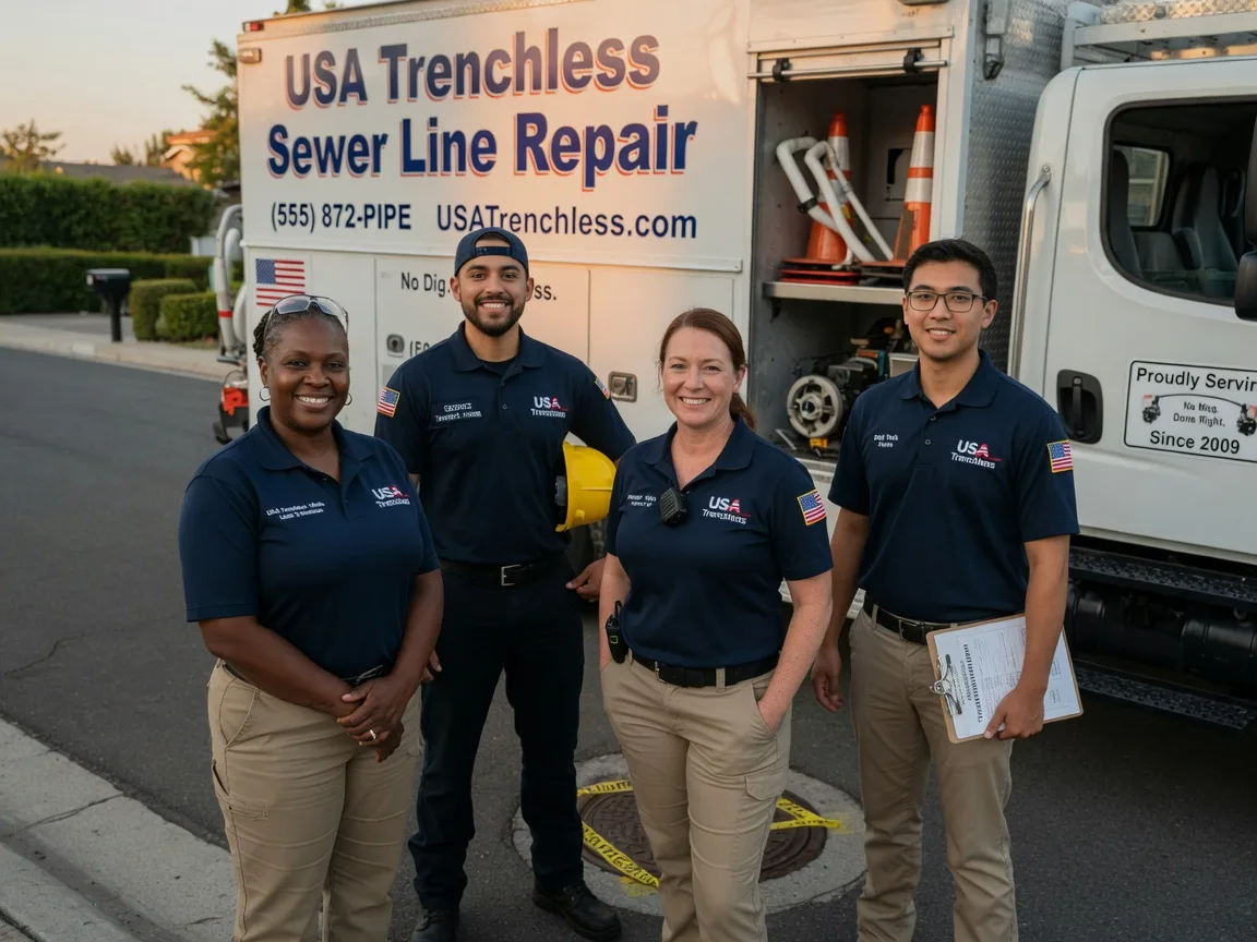 Sewer Line Repair company in Cement, OK